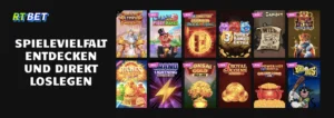 RTBet Spielevielfalt entdecken